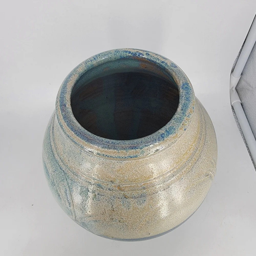 Elegant‎ Blue and Cream Vase